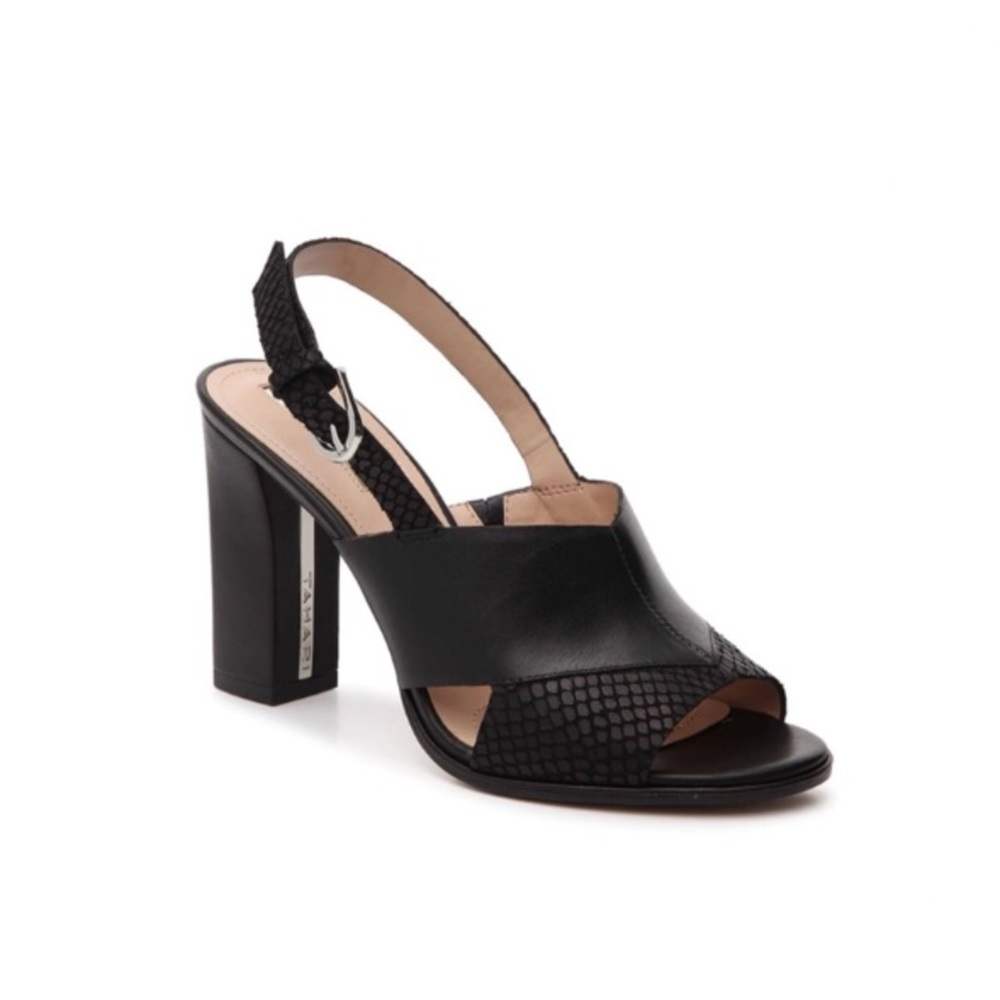Tahari Kingston Block Slingback Heels. Size 8